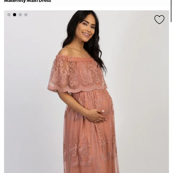 Pinkblush Mauve Maternity Dress! - Picture 3 of 3